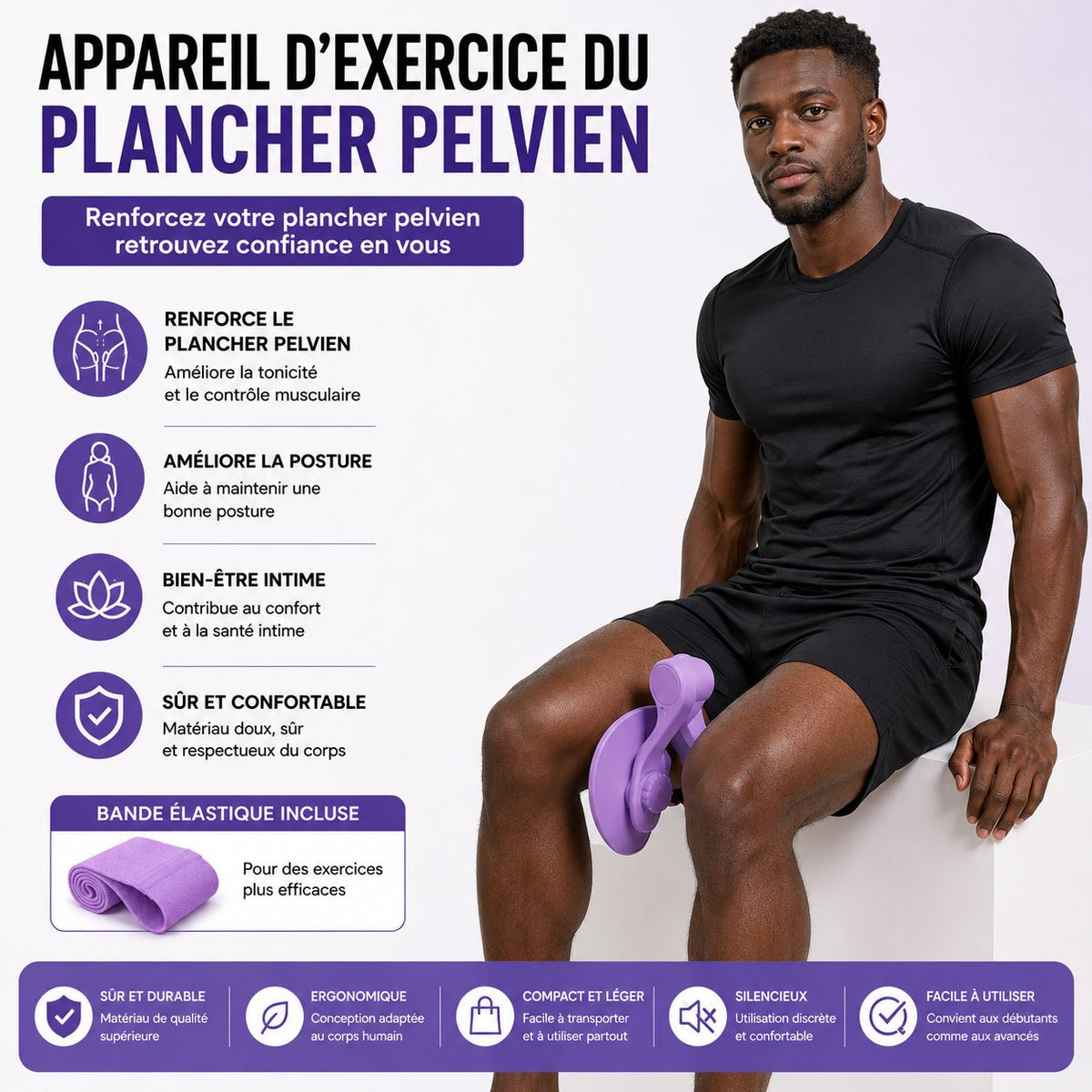 💪 Entraîneur du Plancher Pelvien — Renforcez votre contrôle naturellement