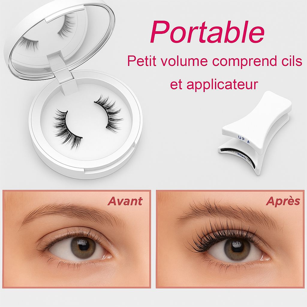 Cils magnétiques avec applicateur