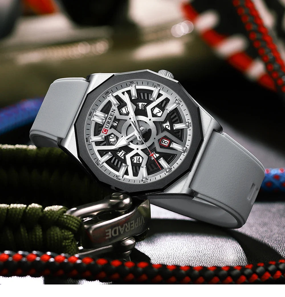 CURREN Montre Élégante pour Hommes