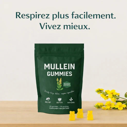 Mullein Gummies -complément alimentaire à base de plantes