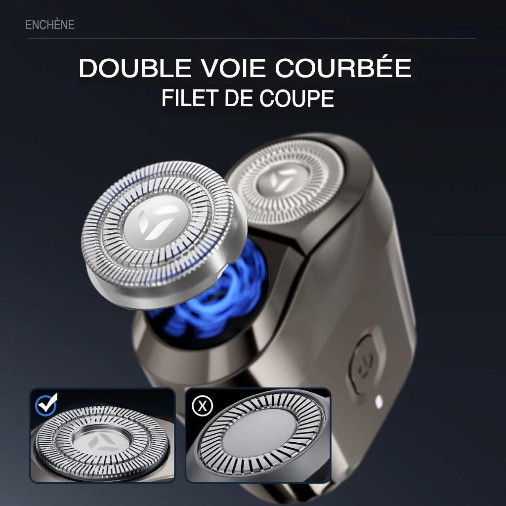 ENCHEN MINI 6™ – La Tondeuse Électrique Haute Technologie, Compact et Ultra-Efficace