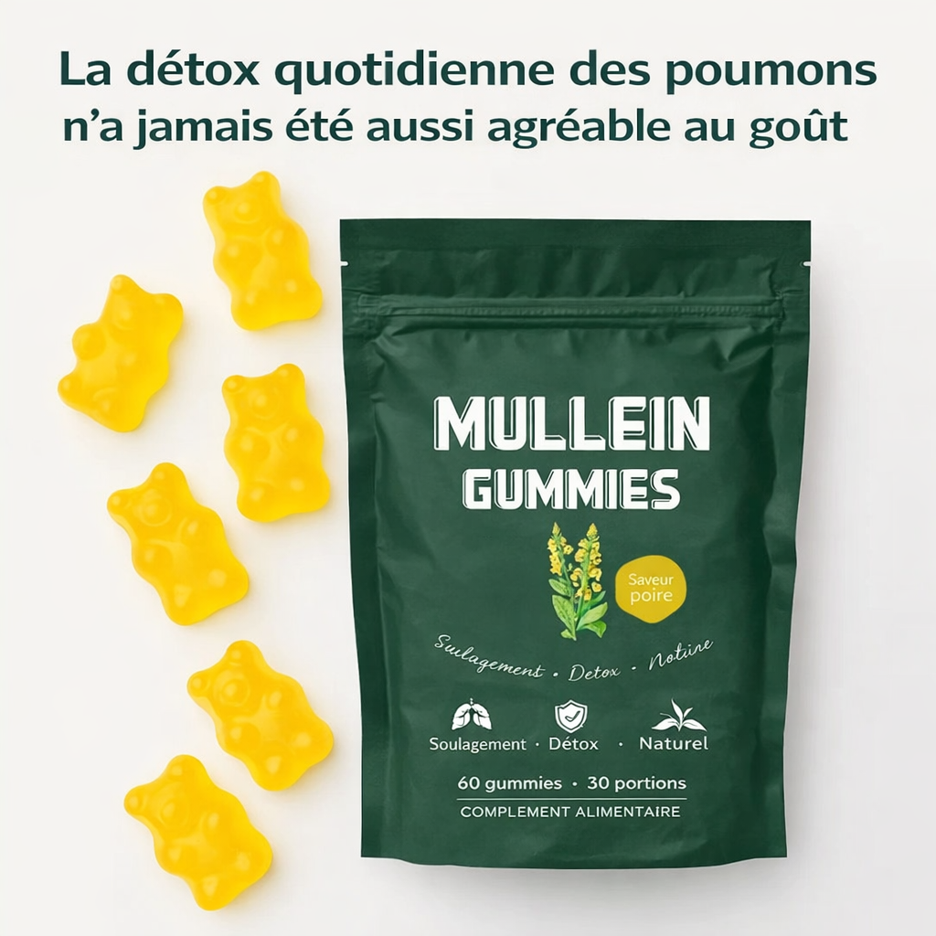 Mullein Gummies -complément alimentaire à base de plantes