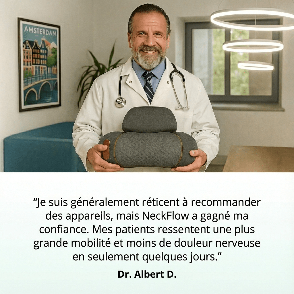 NeckFlow™ Masseur cervical 3-en-1 | "J'ai 38 ans mais je me sentais comme 65"