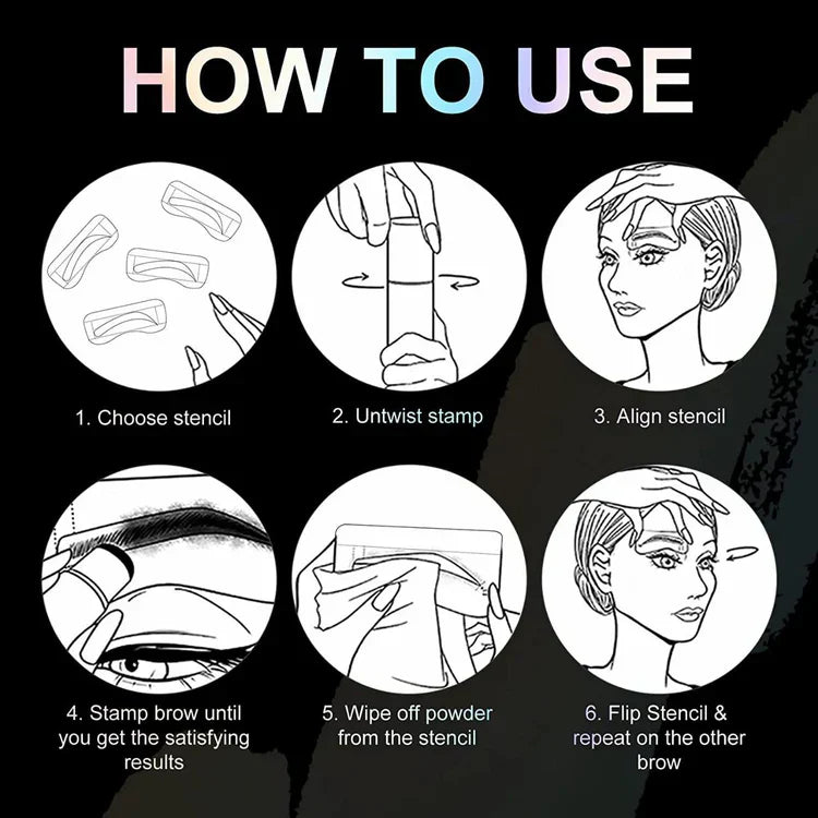 Kit de tampon pour sourcils